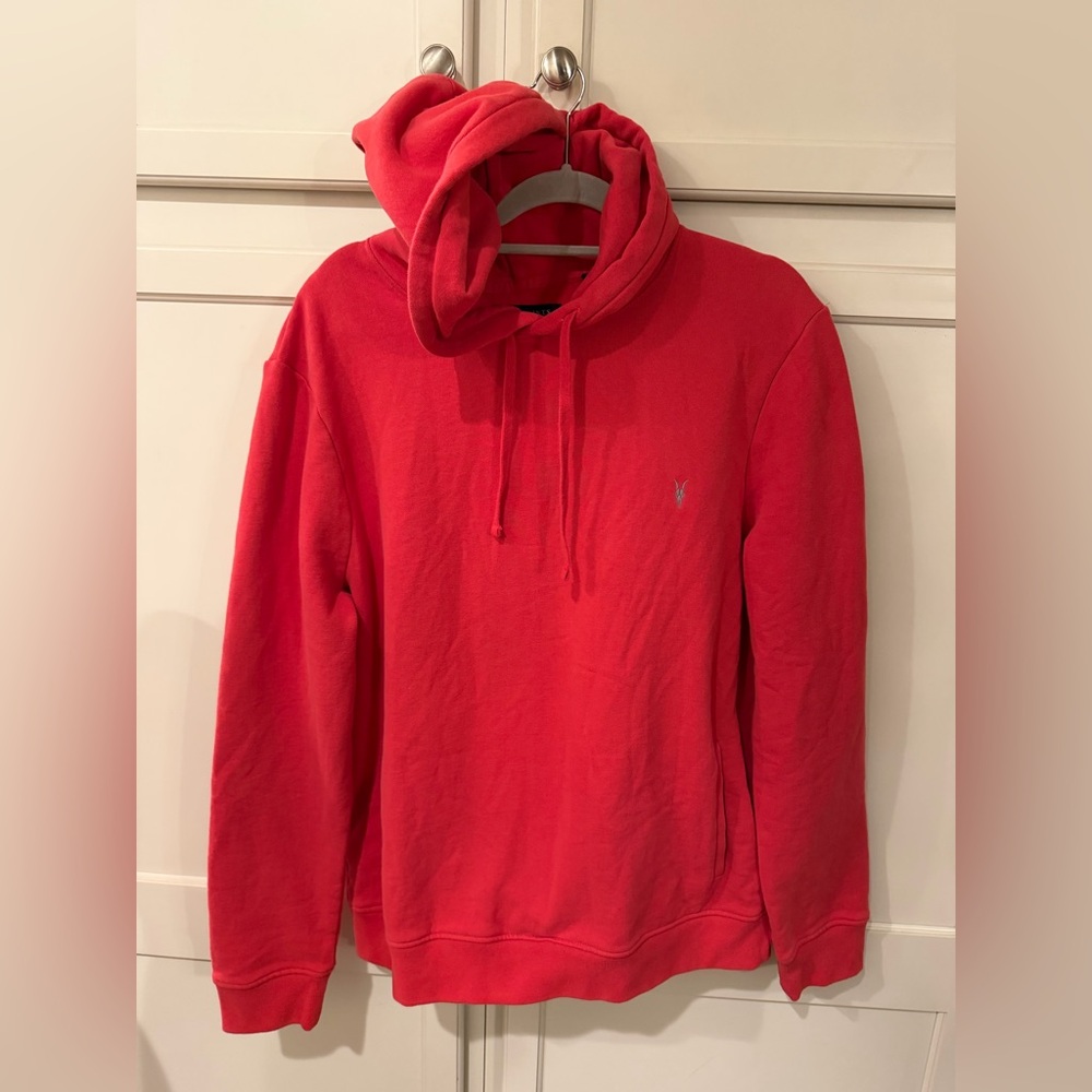 All Saints Men's Coral Hoodie Sweater